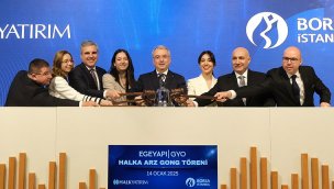 Borsa İstanbul’da gong EgeYapı Avrupa GYO adına çaldı