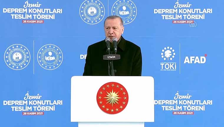 Cumhurbaşkanı Erdoğan, Deprem Konutları Teslim Töreni'nde konuştu