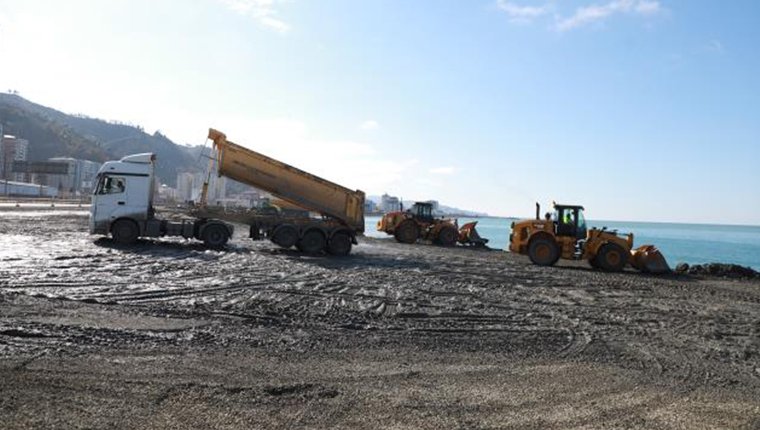 Rize Şehir Hastanesi dolgu alanı yıl sonunda tamamlanmış olacak