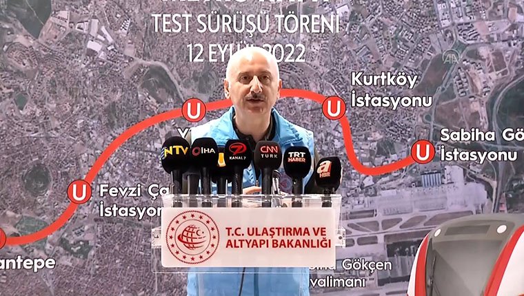 Bakan Karaismailoğlu: "Sabiha Gökçen Havalimanı metro hattı Ekim ayında açılacak"