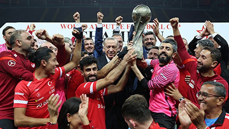 THY'den dünya şampiyonu Ampute Futbol Milli Takımı'na mil hediyesi!