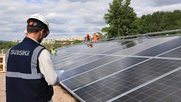 Sakarya'da 4 bin haneye elektrik sağlayacak GES'in yapımı sürüyor