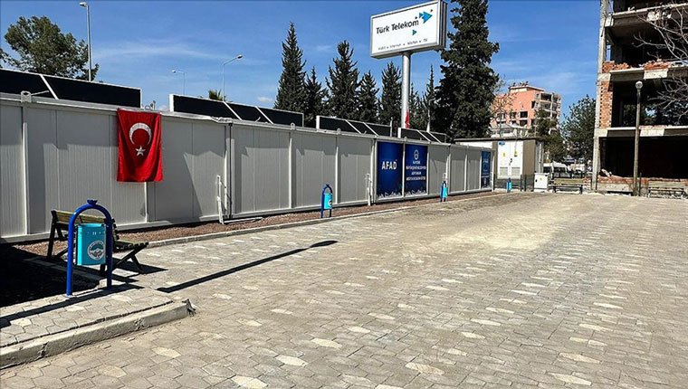 Kayseri Büyükşehir Belediyesi'nden Adıyaman'a konteyner kent