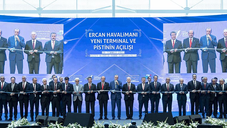 Cumhurbaşkanı Erdoğan: "Ercan Havalimanı'nın uluslararası uçuşlarda kullanılacağı günler uzak değil"