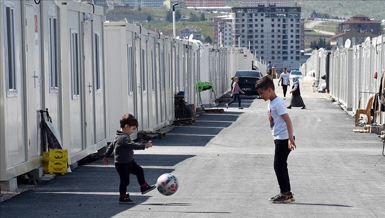 Malatya'da 97 bin 421 depremzede konteynere yerleştirildi