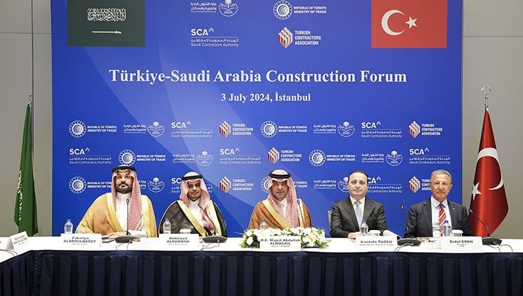 Türkiye-Suudi Arabistan İnşaat Forumu, İstanbul'da gerçekleştirildi