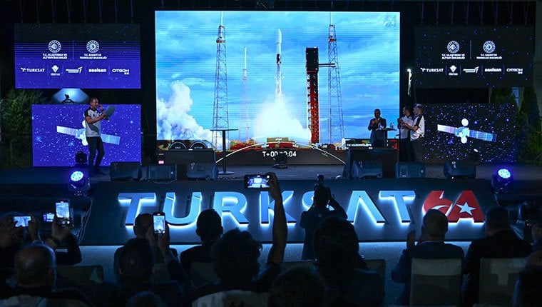 Türksat 6A'nın uzay yolculuğu başladı