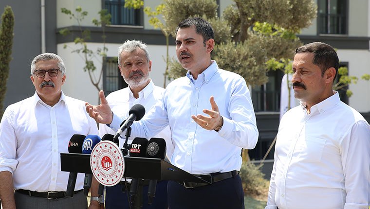 Bakan Kurum: "Hatay'da 12 bin 259 yeni konutu Eylül'de teslim edeceğiz"