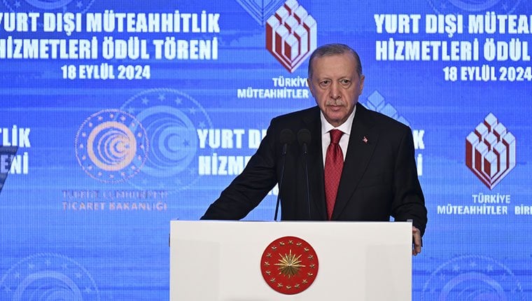 Cumhurbaşkanı Erdoğan: "Müteahhitlerimizin başarısı ülkemizin başarısıdır"