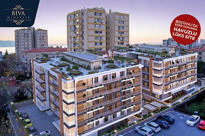 İzmir Karşıyaka Bostanlı Bivalvia Residences Projesi - Biva Mimarlık